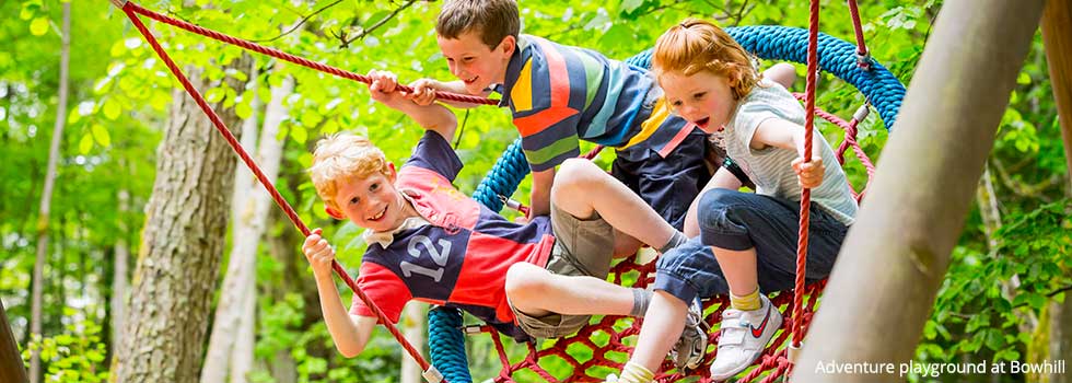 Adventure playground at Bowhill