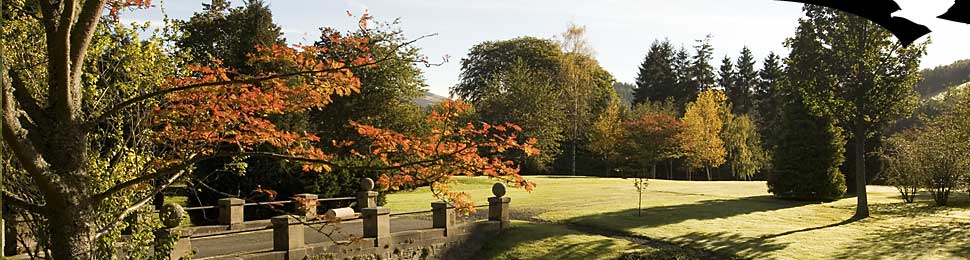 Autumn at Kailzie Gardens in the Tweed Valley
