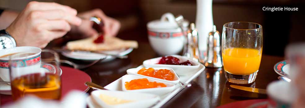 Breakfast at Cringletie House