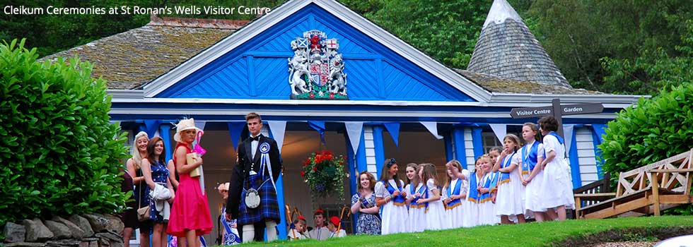 Cleikum Ceremonies at St Ronan’s Wells Visitor Centre