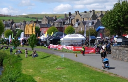 Expo village, Tweed Green, Peebles 