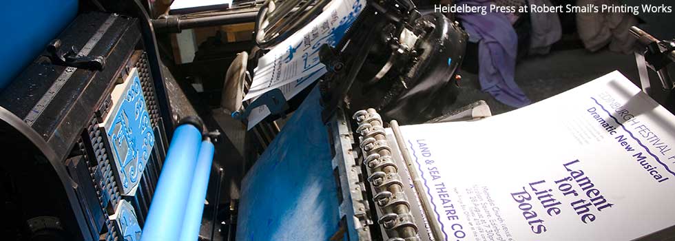 Heidelberg Press at Robert Smail’s Printing Works