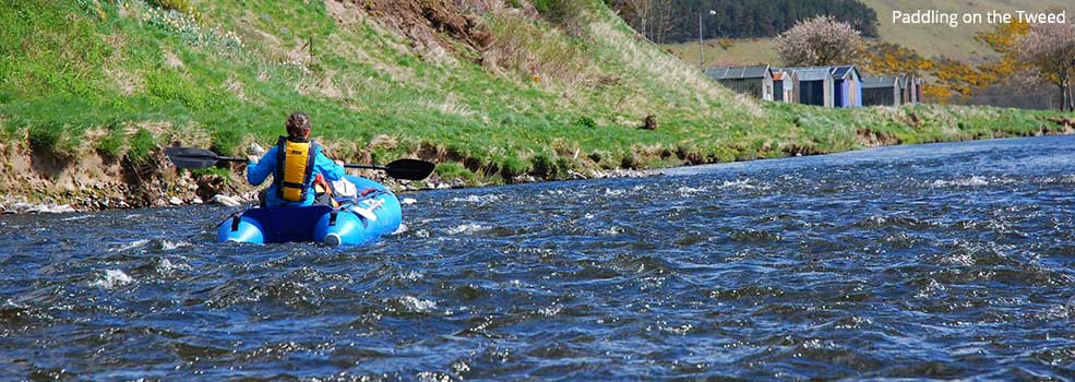 Paddling on the Tweed