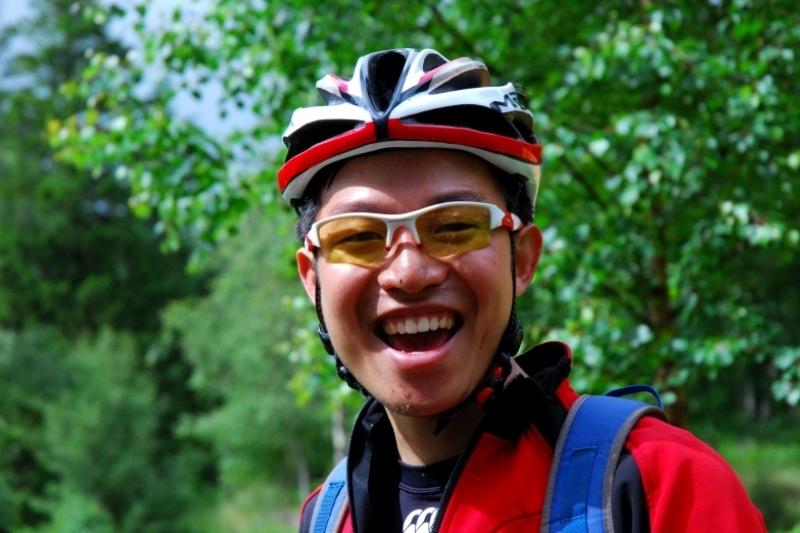 Kelvin took some Scottish skills back to Singapore with him