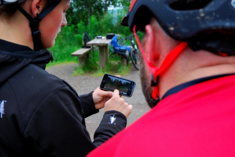 The use of slo-mo video helps pinpoint areas for improvement