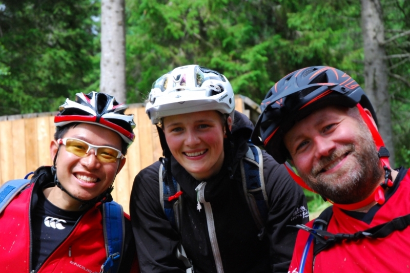 Kelvin, Jess and Colin ... big smiles were the order of the day 