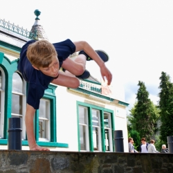 Learning parkour ...