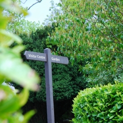 Entry to the gardens at St Ronan's Wells Visitor Centre