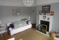 Living room, 22 Biggiesknowe, Peebles