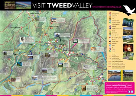 Tweed Valley Tourist Map
