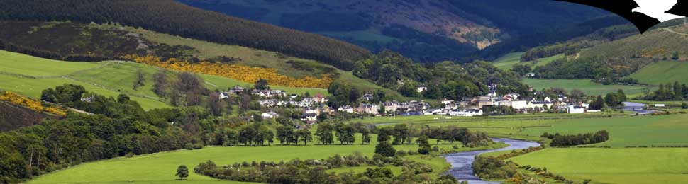 Walkerburn from Innerleithen